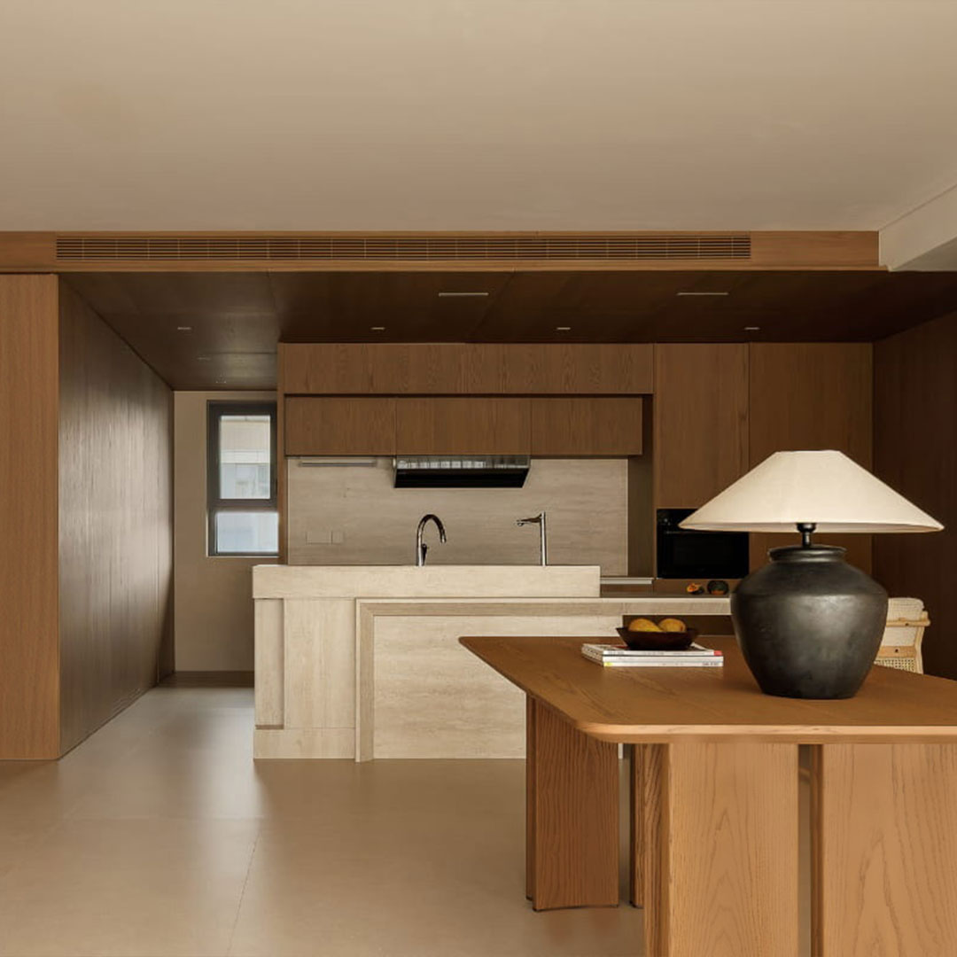TZ02 Synchronized Cypress texture Panel - Light Luxury