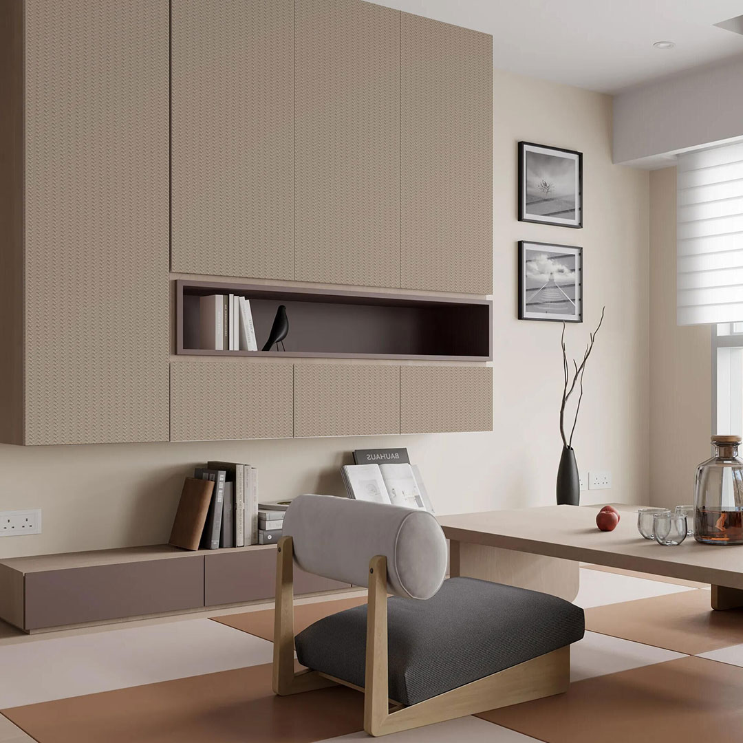 PS01 Woven Leather Texture Panel-Natural